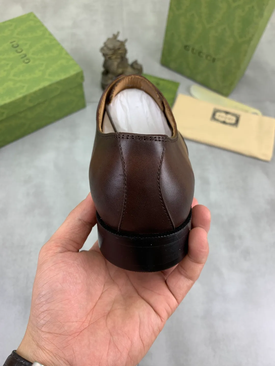 Men's men's shoes 💰P560 [New style] Water dyed cowhide 💰💎💎💎 [Gucci] GUCCI high-end men's formal business leather shoes, original order 1:1! Original imported high-end open-edge beaded calfskin, original metal buckle, imported first-layer cowhide lining for feet. Original outsole, men's shoe size: 39-44 (45 customized) 3️⃣ colors available